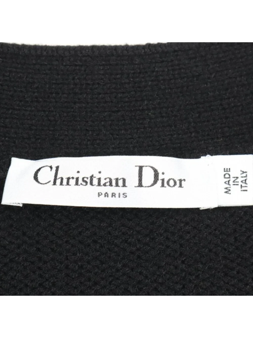 Dior Cardigan Back Logo Embroidery Cashmere